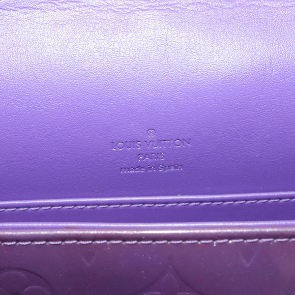 LOUIS VUITTON Monogram Vernis Thompson Street Bag Viole M91095 LV Auth BA3794