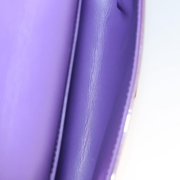 LOUIS VUITTON Monogram Vernis Thompson Street Bag Viole M91095 LV Auth BA3794