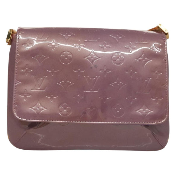 LOUIS VUITTON Monogram Vernis Thompson Street Bag Viole M91095 LV Auth BA3794