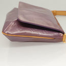 LOUIS VUITTON Monogram Vernis Thompson Street Bag Viole M91095 LV Auth BA3794-3