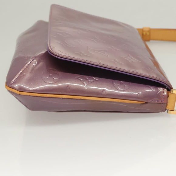 LOUIS VUITTON Monogram Vernis Thompson Street Bag Viole M91095 LV Auth BA3794