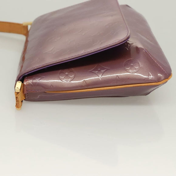 LOUIS VUITTON Monogram Vernis Thompson Street Bag Viole M91095 LV Auth BA3794