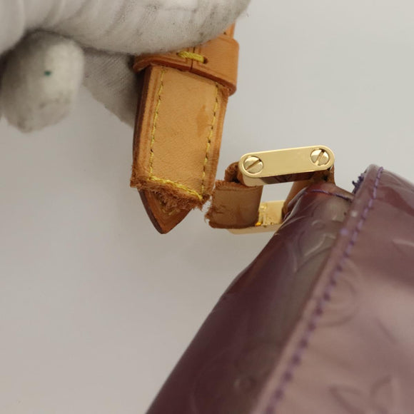 LOUIS VUITTON Monogram Vernis Thompson Street Bag Viole M91095 LV Auth BA3794