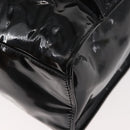 CHANEL COCO Mark Chain Shoulder Bag Patent Leather Black Gold CC Auth BA3798-17