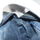 GUCCI GG Plus Supreme Shoulder Bag PVC Navy Gold Auth BA3799-20