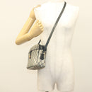 GUCCI GG Plus Supreme Shoulder Bag PVC Navy Gold Auth BA3799-23