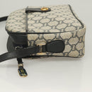 GUCCI GG Plus Supreme Shoulder Bag PVC Navy Gold Auth BA3799-4
