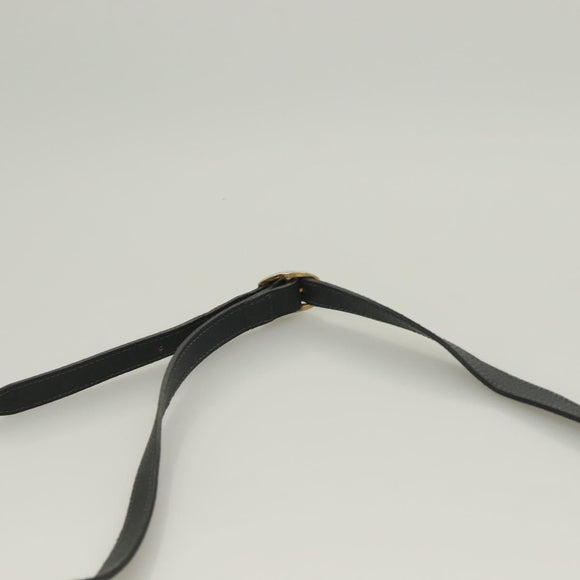 GUCCI GG Plus Supreme Shoulder Bag PVC Navy Gold Auth BA3799