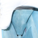 SAINT LAURENT Betty Chain Shoulder Bag Leather Light Blue Gold Auth BA3801-20