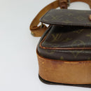 LOUIS VUITTON Monogram Cartouchiere MM Shoulder Bag Vintage M51253 Auth BA3803-10