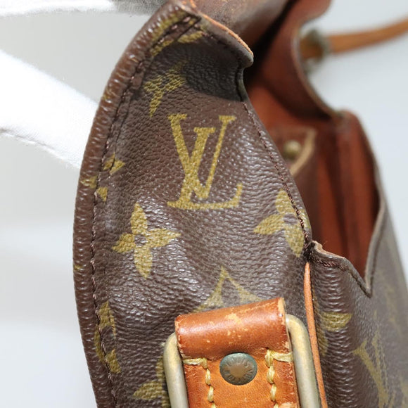 LOUIS VUITTON Monogram Cartouchiere MM Shoulder Bag Vintage M51253 Auth BA3803