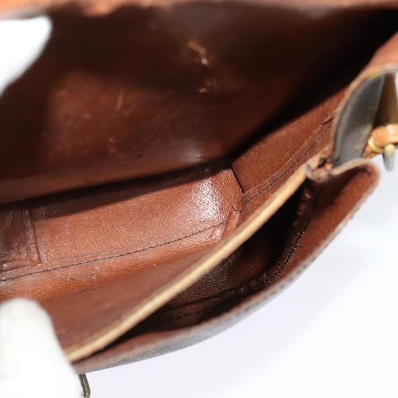 LOUIS VUITTON Monogram Cartouchiere MM Shoulder Bag Vintage M51253 Auth BA3803