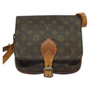 LOUIS VUITTON Monogram Cartouchiere MM Shoulder Bag Vintage M51253 Auth BA3803-2