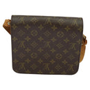 LOUIS VUITTON Monogram Cartouchiere MM Shoulder Bag Vintage M51253 Auth BA3803-3