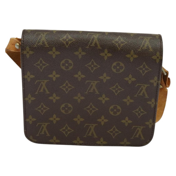 LOUIS VUITTON Monogram Cartouchiere MM Shoulder Bag Vintage M51253 Auth BA3803