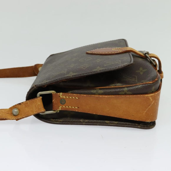 LOUIS VUITTON Monogram Cartouchiere MM Shoulder Bag Vintage M51253 Auth BA3803