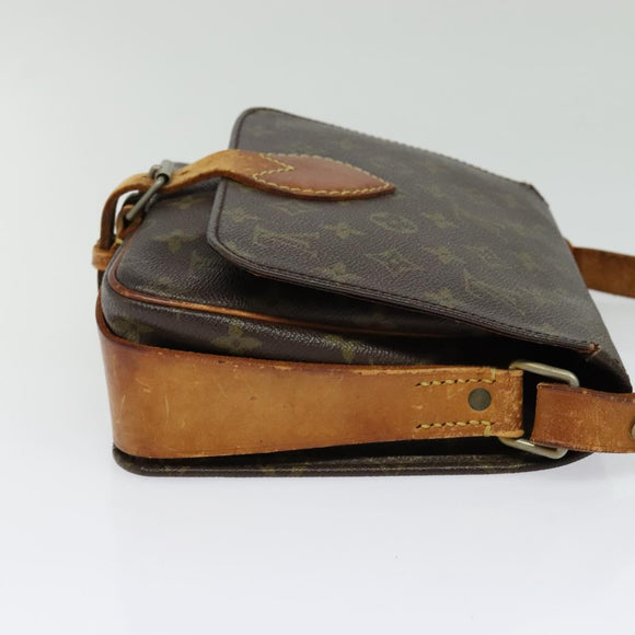 LOUIS VUITTON Monogram Cartouchiere MM Shoulder Bag Vintage M51253 Auth BA3803