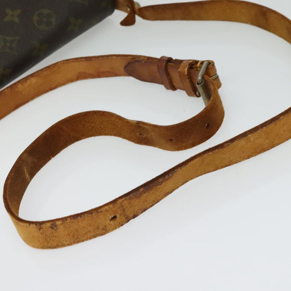 LOUIS VUITTON Monogram Cartouchiere MM Shoulder Bag Vintage M51253 Auth BA3803