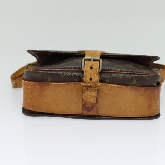 LOUIS VUITTON Monogram Cartouchiere MM Shoulder Bag Vintage M51253 Auth BA3803