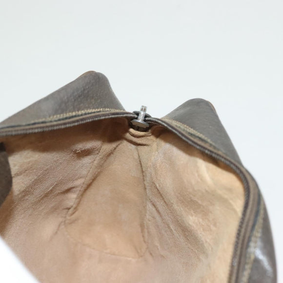 GUCCI GG Supreme Web Sherry Line Bag PVC Beige Gold 75 02 004 Auth BA3807