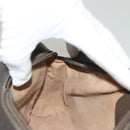 GUCCI GG Supreme Web Sherry Line Bag PVC Beige Gold 75 02 004 Auth BA3807-20