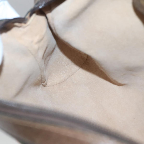 GUCCI GG Supreme Web Sherry Line Clutch Bag PVC Beige Gold 89 01 012 Auth BA3808