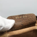 GUCCI GG Supreme Web Sherry Line Clutch Bag PVC Beige Gold 89 01 012 Auth BA3808-12