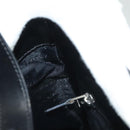 BURBERRY Nova Check Shoulder Bag PVC Beige Silver Auth BA3813-19