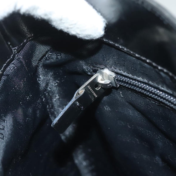 BURBERRY Nova Check Shoulder Bag PVC Beige Silver Auth BA3813