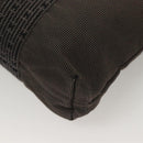 HERMES Her Line Kabas Tote Bag Canvas Gray Silver Auth BA3817-16