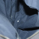 HERMES Her Line Kabas Tote Bag Canvas Gray Silver Auth BA3817-11