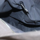 HERMES Her Line Kabas Tote Bag Canvas Gray Silver Auth BA3817-18