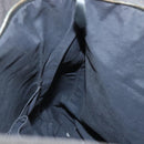 HERMES Her Line Kabas Tote Bag Canvas Gray Silver Auth BA3817-19