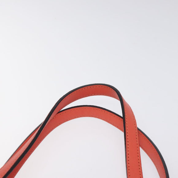 Chloe Dylan Tote Bag Leather Orange Gold Auth BA3818