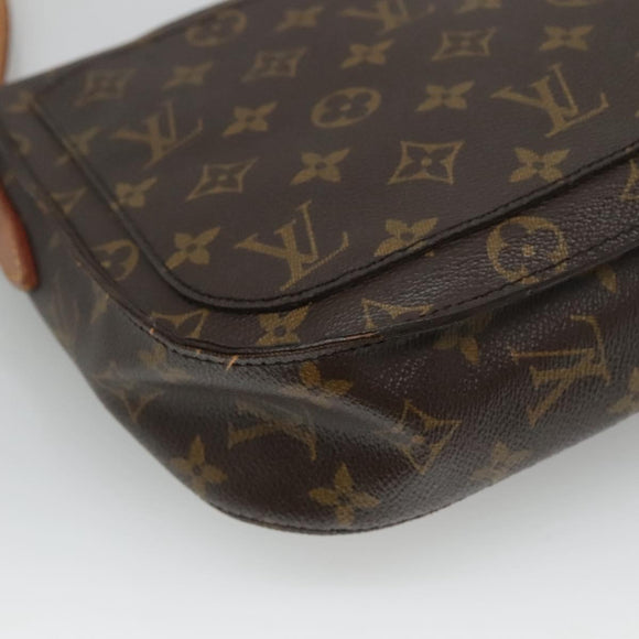 LOUIS VUITTON Monogram Saint Cloud GM Shoulder Bag M51242 LV Auth BA382
