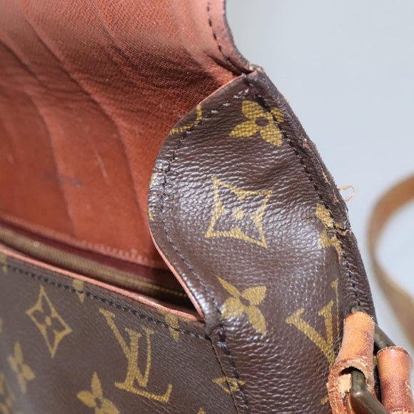 LOUIS VUITTON Monogram Saint Cloud GM Shoulder Bag M51242 LV Auth BA382
