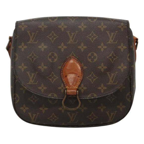 LOUIS VUITTON Monogram Saint Cloud GM Shoulder Bag M51242 LV Auth BA382