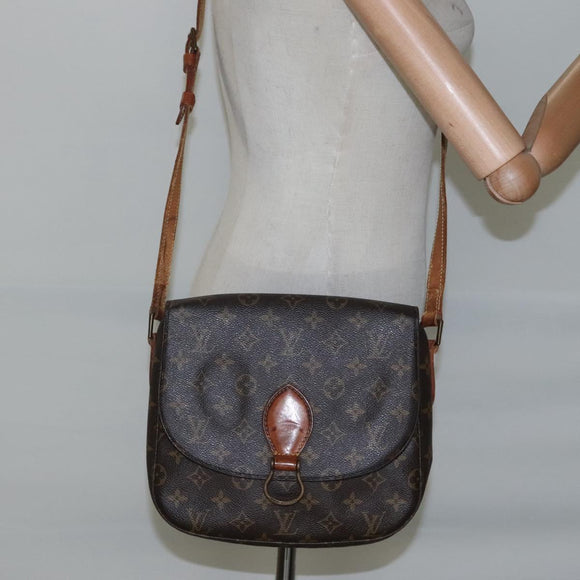 LOUIS VUITTON Monogram Saint Cloud GM Shoulder Bag M51242 LV Auth BA382