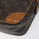 LOUIS VUITTON Monogram Compiegne 28 Clutch Bag M51845 LV Auth BA3821-7