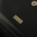 Christian Dior Shoulder Bag Leather Black Gold Auth BA3826-17