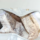 Jimmy Choo Shoulder Bag Leather Silver Gold Auth BA3827-19