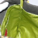 VALENTINO Shoulder Bag Canvas Khaki Silver Auth BA3829-17