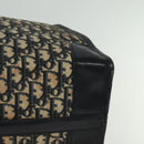 Christian Dior Trotter Canvas Boston Bag Navy Silver Auth BA3832-9