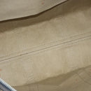 Christian Dior Trotter Canvas Boston Bag Navy Silver Auth BA3832-10