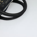Christian Dior Trotter Canvas Boston Bag Navy Silver Auth BA3832-7