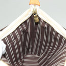 LOUIS VUITTON Antigua Cabas PM Tote Bag White Brown M40036 LV Auth BA3835-20