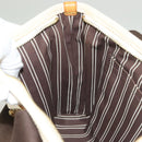 LOUIS VUITTON Antigua Cabas PM Tote Bag White Brown M40036 LV Auth BA3835-21