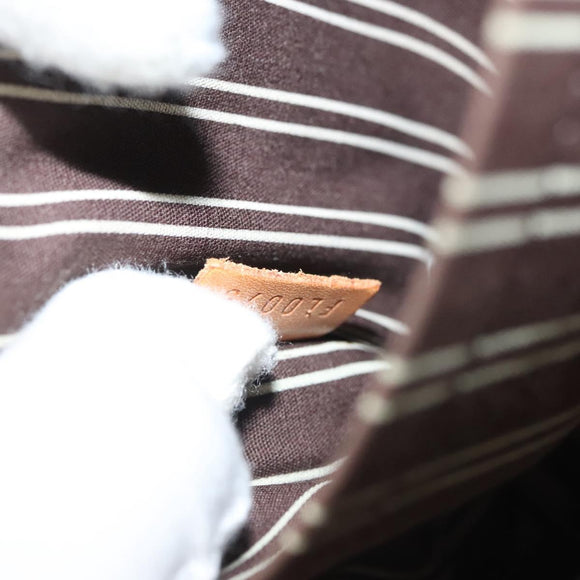 LOUIS VUITTON Antigua Cabas PM Tote Bag White Brown M40036 LV Auth BA3835