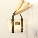 LOUIS VUITTON Antigua Cabas PM Tote Bag White Brown M40036 LV Auth BA3835-23