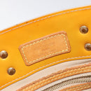 LOUIS VUITTON Monogram Vernis Reade PM Hand Bag Beige M91334 LV Auth BA3837-15